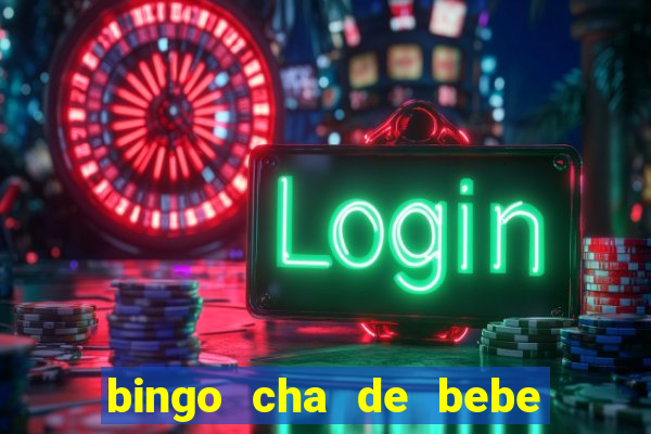 bingo cha de bebe cartelas para imprimir